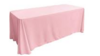 Polyester Linen 90x156"- Light Pink rental in Miami-Ft. Lauderdale, FL
