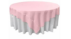 Polyester Linen 90x90"- Light Pink rental in Miami-Ft. Lauderdale, FL