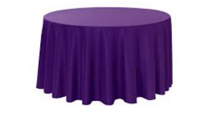 Polyester Linen 108"- Purple rental Miami-Ft. Lauderdale, FL