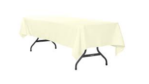 Polyester Linen 60x120"- Ivory rental Miami-Ft. Lauderdale, FL