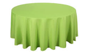 Polyester Linen 132"- Apple Green rental Miami-Ft. Lauderdale, FL