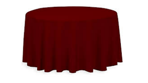 Polyester Linen 132"- Burgundy rental Miami-Ft. Lauderdale, FL