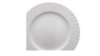 Plate - White Round Dessert Scallope rental in Miami-Ft. Lauderdale, FL
