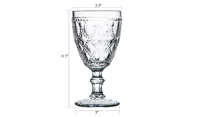 Glass Classic Goblet Trestle 12 oz Clear rental Miami-Ft. Lauderdale, FL