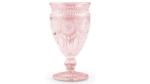 Vintage Pressed Glass Water Goblet Lt.Pink rental Miami-Ft. Lauderdale, FL