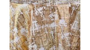 Fusion Linen 90x156"- Ivory and Gold rental Miami-Ft. Lauderdale, FL
