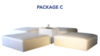Lounge - Package C (4 Square Ottoman , 1 Acryli... rental in Miami-Ft. Lauderdale, FL