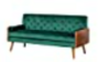 Modern Contemporary Sofa Velvet w/wood sides - ... rental in Miami-Ft. Lauderdale, FL