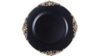 Charger - Black Round Leaf Embossed Gold Rim Ac... rental in Miami-Ft. Lauderdale, FL