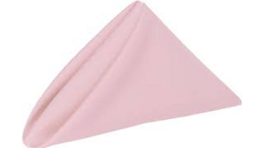 Polyester Napkins - Light Pink rental Miami-Ft. Lauderdale, FL