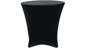 Linens - Black Spandex Lowboy 36" rental Miami-Ft. Lauderdale, FL