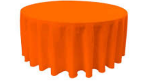 Polyester Linen 90"- Orange rental Miami-Ft. Lauderdale, FL
