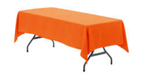 Polyester Linen 72x120"- Orange rental Miami-Ft. Lauderdale, FL