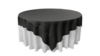 Polyester Linen 90x90"-Black rental in Miami-Ft. Lauderdale, FL