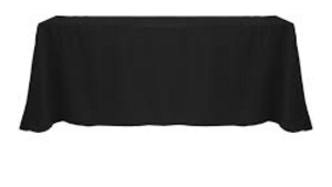 Polyester Linen 110x156-Black rental Miami-Ft. Lauderdale, FL