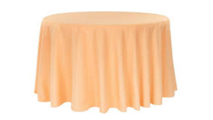 Polyester Linen 108"- Peach rental Miami-Ft. Lauderdale, FL