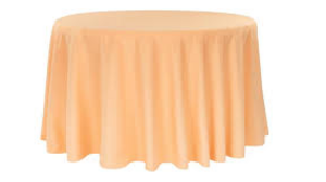 Polyester Linen 90"- Peach rental Miami-Ft. Lauderdale, FL