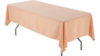 Polyester Linen 60x120"- Peach rental in Miami-Ft. Lauderdale, FL