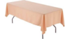 Polyester Linen 72x120"- Peach rental in Miami-Ft. Lauderdale, FL