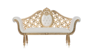 Stylish Setee Lounge Throne - Gold rental Miami-Ft. Lauderdale, FL