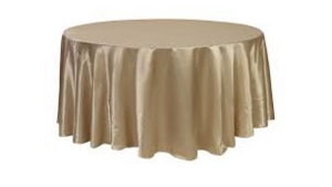 Satin Linen 132"- Champagne rental Miami-Ft. Lauderdale, FL