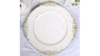 Charger - Ivory Round Leaf Embossed Gold Rim Ac... rental in Miami-Ft. Lauderdale, FL