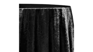Velvet Linen 132"- Black rental Miami-Ft. Lauderdale, FL