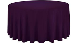 Polyester Linen 108"- Plum rental Miami-Ft. Lauderdale, FL