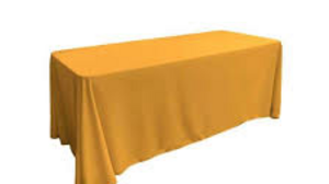 Polyester Linen 90x156- Gold rental Miami-Ft. Lauderdale, FL