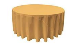 Polyester Linen 120"- Gold rental Miami-Ft. Lauderdale, FL