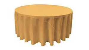 Polyester Linen 90"- Gold rental Miami-Ft. Lauderdale, FL