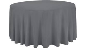 Polyester Linen 90"- Gray rental Miami-Ft. Lauderdale, FL