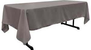 Polyester Linen 72x120"- Gray rental Miami-Ft. Lauderdale, FL