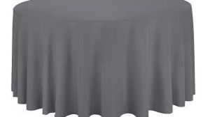 Polyester Linen 120"- Gray rental Miami-Ft. Lauderdale, FL