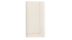 Hemstitch Classico Lino Napkins - Ivory rental Miami-Ft. Lauderdale, FL