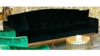 Furniture - Black Sofa Velvet w/ Gold Legs rental in Miami-Ft. Lauderdale, FL