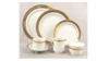 Plate - White Gold Rim Round Dessert Majestic rental in Miami-Ft. Lauderdale, FL