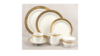 Plate - White Gold Rim Round Dinner Majestic rental in Miami-Ft. Lauderdale, FL