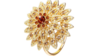 Metallic Flower Napkin Ring Holder - Champagne rental in Miami-Ft. Lauderdale, FL