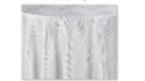 Morocco Linen 132"- White rental Miami-Ft. Lauderdale, FL