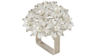 Beaded Floral Design Napkin Ring - White rental in Miami-Ft. Lauderdale, FL