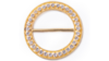 Napkin - Ring Diamond Circle Buckle - Gold rental in Miami-Ft. Lauderdale, FL