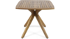 Acacia Wood Table with X Legs Table - Square 30" rental in Miami-Ft. Lauderdale, FL