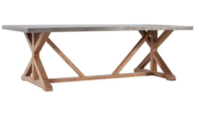 Farm Table Royal 8'x48' w/Metal Top rental Miami-Ft. Lauderdale, FL