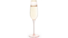 Glassware - Gold Rimmed Pink Tinted Champagne G... rental in Miami-Ft. Lauderdale, FL