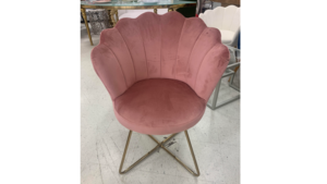 Velvet Comfy Single Chair with Gold Legs (Light... rental Miami-Ft. Lauderdale, FL