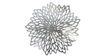 Placemats - Gold and silver flower rental in Miami-Ft. Lauderdale, FL