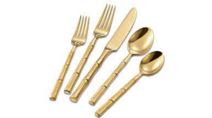 Flatware - Golden Bamboo Spoon rental Miami-Ft. Lauderdale, FL