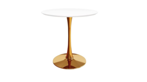 36" Cocktail Table Gold Base- White Top rental Miami-Ft. Lauderdale, FL