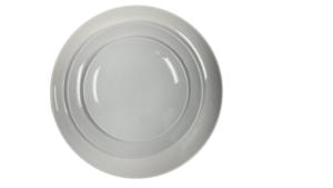 Deco White Plate - Dinner rental Miami-Ft. Lauderdale, FL